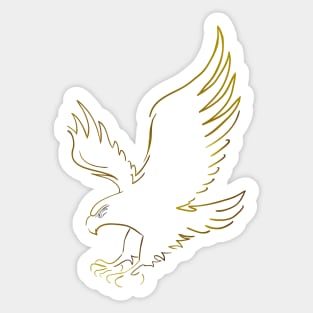 Eagle Silhouette Sticker